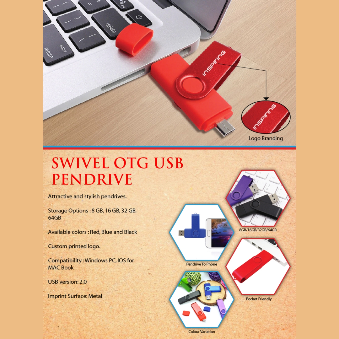 Swivel OTG USB Pendrive